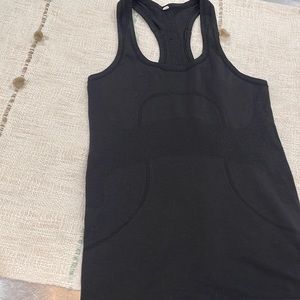 Lululemon black swiftly tank. Size 2